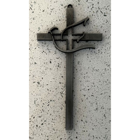 Lutheran Confirmation Cross Fine Pewter 7" x 4"  AAL Aid Association Christian - Picture 5 of 5